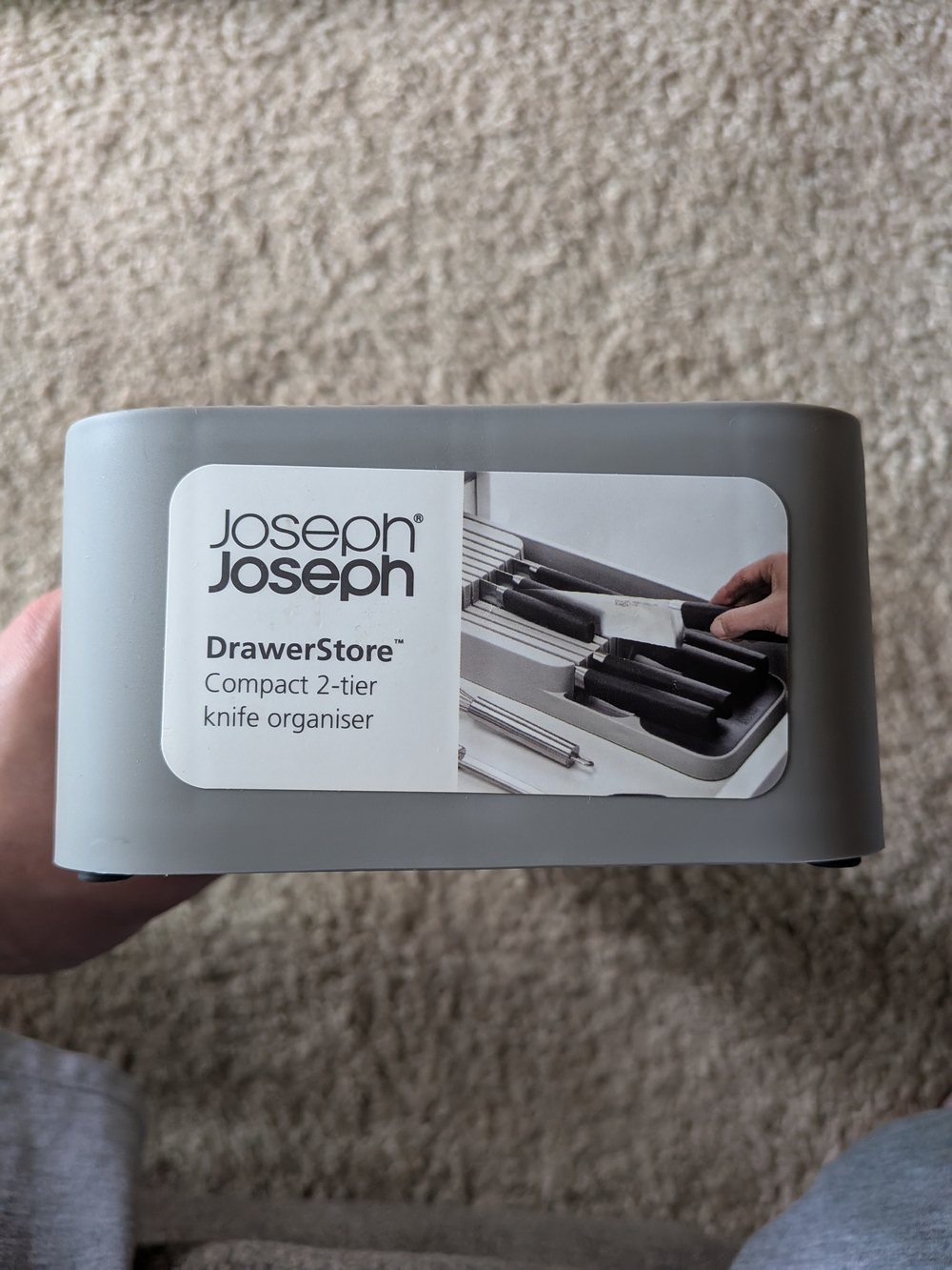 NWT Joseph Joseph DrawerStore Knife Organizer